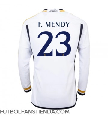 Real Madrid Ferland Mendy #23 Primera Equipación 2023-24 Manga Larga